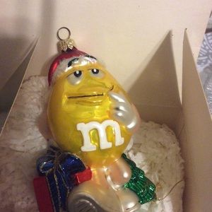 M&M Yellow Fellow Collectible Ornament
